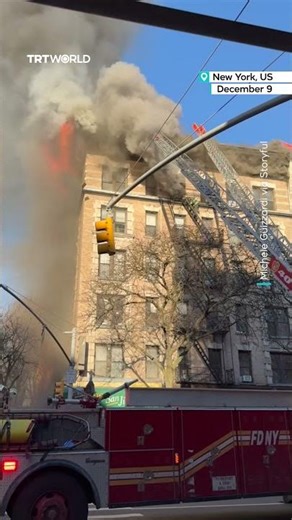 Four-alarm blaze injures three residents and a firefighter in New York