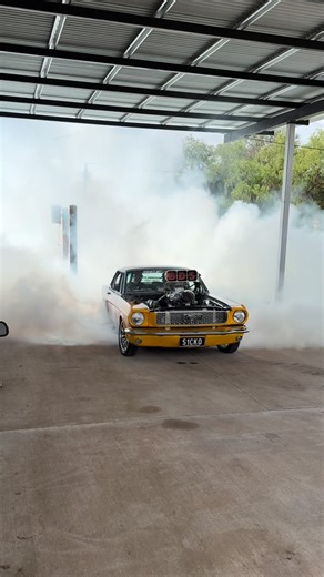 JAKE MYERS on Instagram: "Finally got S1CKO out for a test skid today on the new setup. First test run with the New 671 @blowerdriveservice & @yellaterra roller rockers. Felt solid. it’s always a good feeling when changes go in and the car responds the right way especially 4 days before the biggest burnout comp in the world @proburnouts @summernats See you all soon 🤩"
