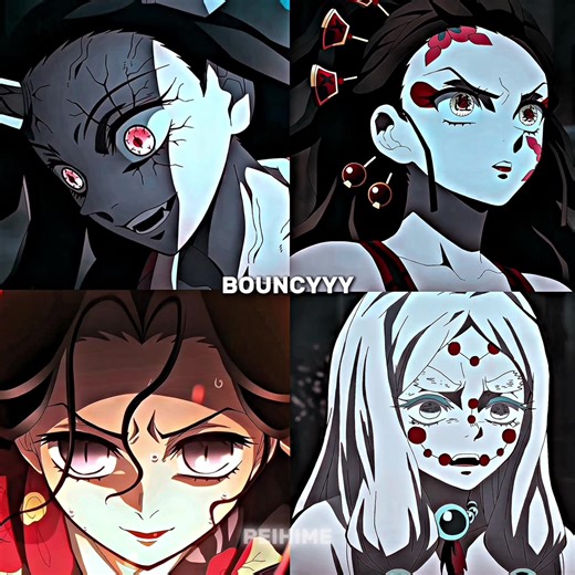 Top Four Female Demons | Nezuko, Daki, Ume, Tamayo | Anime Edit