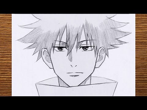 How to draw Megumi from Jujutsu Kaisen | Megumi drawing step by step | Tutorial