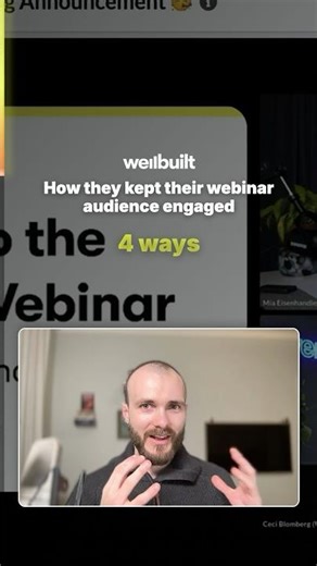 4 Ways They Engaged the Audience in a Live Webinar