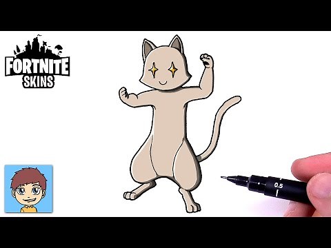Comment Dessiner Fortnite Ghost KIT (Happy KIT) Facilement - Dessin Fortnite Facile