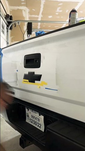 Plasti-Dipping Chevy Bow Ties!