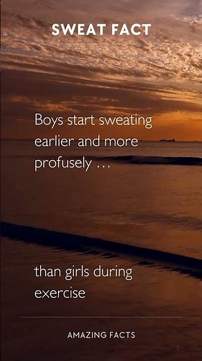 This is why guys sweat so fast 🥶 #sweating #fitness #facts