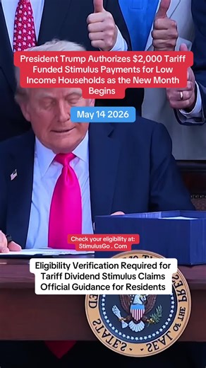 Stimulus update: Eligibility Verification Required for Tariff Dividend Stimulus Claims Official Guidance for Residents Authorities are underscoring a critical step in the distribution process: all qualifying individuals must complete a formal verification of their status before they can access their Tariff Dividend Stimulus funds. #stimulus #stimuluscheck #stim #check #dividends