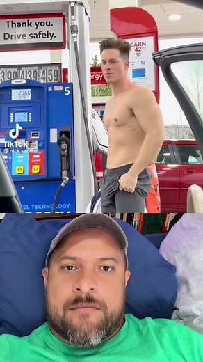 Filling up the tank with @Nick Sandell #gasprices #gay #gaytiktok