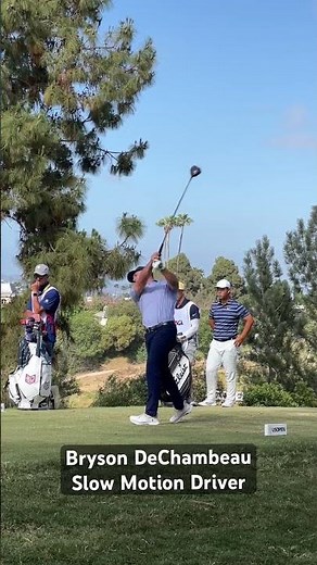 Bryson DeChambeau Slow Motion Driver - US Open Golf 2023 LA CC