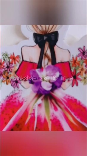 barbie cake design #simplecake #disneyprincess #barbiecake #cake