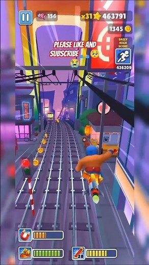 Subway surfers Tokyo fast gameplay ⏩ #shorts #subwaysurfers #subwaysurfs #gaming #sybotv #edit