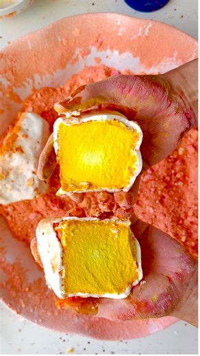 Modern ASMR | by LKB ✨🔹 on Instagram: "Attended a StarchWorks Art Therapy event this morning in my studio | ASMR | Broadcasting from California. 🫶 #cornstarchasmr"