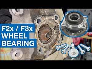 DIY BMW F2x / F3x xDrive Front Wheel Bearing Replacement