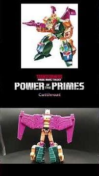 Prime Wars Trilogy Power Of The Primes Deluxe Class Cutthroat #transformers