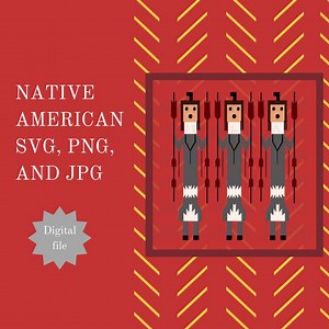 Native American Design (yeibichai) Png, Svg, and Jpg - Etsy