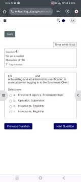 Aadhar LMS Final Exam Questions And Answer