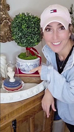 Vintage Americana Summer Home Tour | Thrifted Foyer + Porch Styling