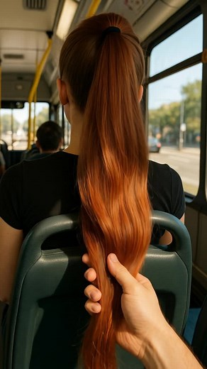 Captivating Hair Fantasy Moments on Public Transport