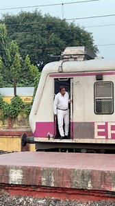 Train Manager on Duty Howrah Local Leaving at Lilua Station #shorts #viral | Rail World By Roshan