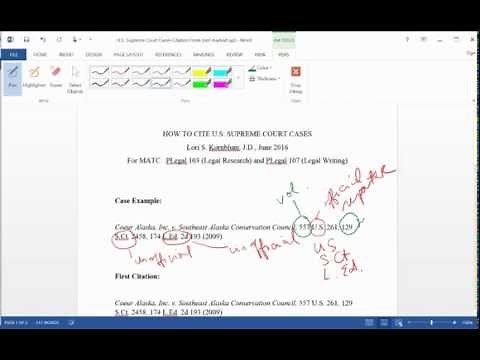 Legal Citation: How to Cite U.S. Supreme Court Cases, by Lori S. Kornblum, J.D.