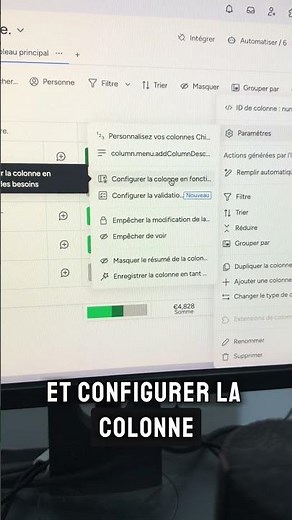 Tutoriel monday.com: colonne, obligatoire ￼