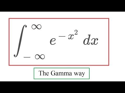 Gaussian Integral 6 Gamma Function