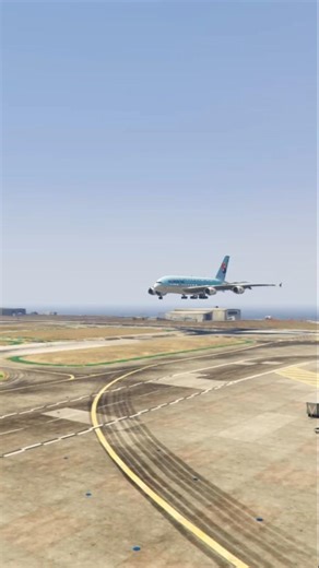 Korean Air A380 landing.#aviation #koreanair