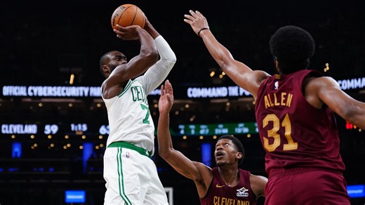 Cavs center Jarrett Allen suffers injury to left ring finger against the Boston Celtics