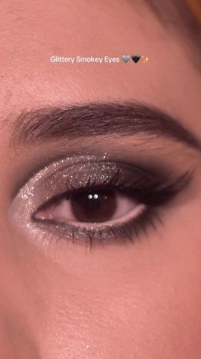 Glittery Smokey Eyes Makeup Tutorial for Beginners