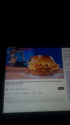 Pretzel bacon sonic smasher Sonic drive in tv commercial 2025
