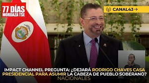 ¿Renunciará el presidente a fin de mes para buscar una diputación con el Partido Pueblo Soberano? Impact Channel le consultó al mandatario. ¿Cree usted que lo hará? | Impact Channel