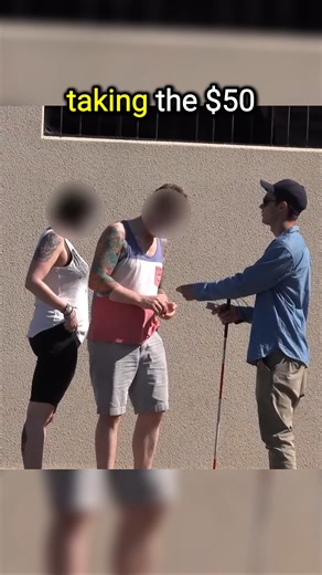 Blind Man Social Experiment