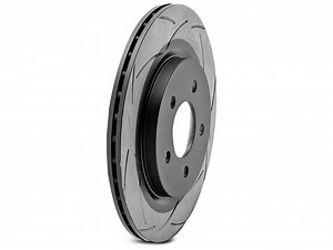 DBA Mustang Street Series T2 Slotted Rotors; Rear Pair DBA2114S (05-10 Mustang GT; 11-14 Mustang V6) - Free Shipping