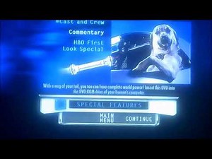 DVD Menu Walkthrough to Cats and Dogs