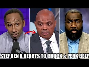 ‘Call Me A Fool Face To Face!’ Kendrick Perkins Threatens Charles Barkley LIVE Stephen A Reacts ESPN