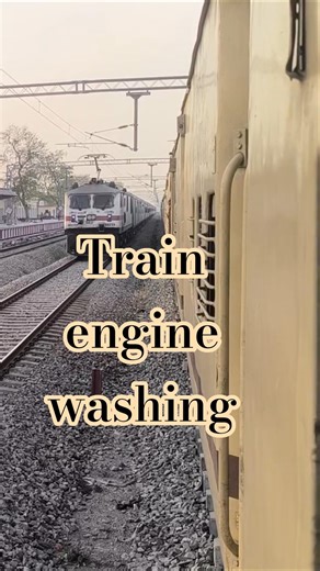 Where does the engine get dirty and then it gets eaten? #train