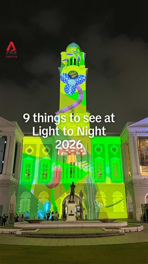 The popular arts festival Light To Night returns for its 10th edition and will run till Jan 31, featuring projection mappings and free music performances. Here are some of the works you can look forward to. #LightToNightSG #LightToNight2026 #SGArtWeek