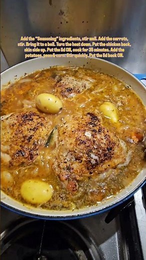 Chicken & Vegetable Stew. So warm, hearty, and flavorsome!