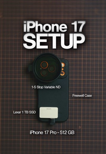 iPhone 17 Filmmaking Kit: Minimal and Functional