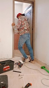 Aluminum bathroom door #wodcash #woodworking #aluminum #tips #carpentry #pvc | إبدعات Mohamed Decor