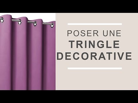 Comment poser une tringle à rideaux décorative sur-mesure ?