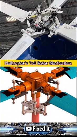 Helicopter Tail Rotor Mechanism Explained | How Pilots Control Yaw Stability and Direction 🚁⚙️