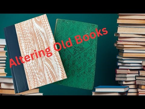 DIY Altered Books ~ Let's Alter a Book Together ~ Journals in old Books