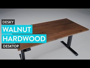 Desky Walnut Hardwood Desktop