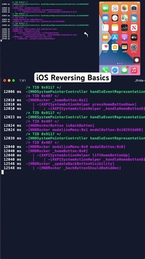 iOS function tracing w/Frida - Reverse Engineering Basics
