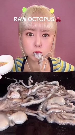 Eating Live Octopus: Raw Octopus Mukbang ASMR Feast