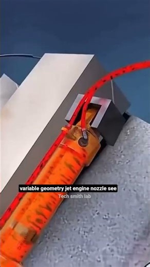 jet engine thrust-vectoring exhaust nozzle used on fighter aircraft.#jet #rocket #engine