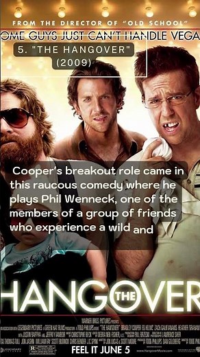 Top 10 Bradley Cooper Movie List