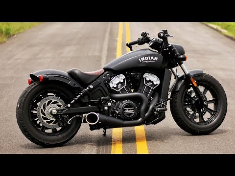 Indian Scout Bobber Freedom Performance 2 into 1 Combat Exhaust 1st impressions and sound test