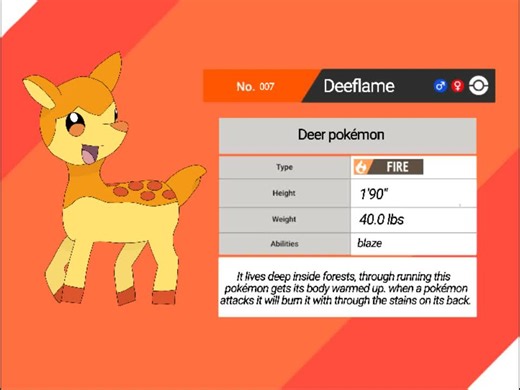 creation of Deeflame #pokemon #fakemon