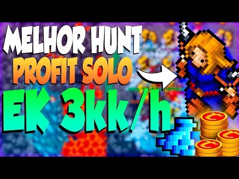 THE BEST HUNT PROFIT SOLO IN TIBIA IS KNIGHT (+3KK/H)