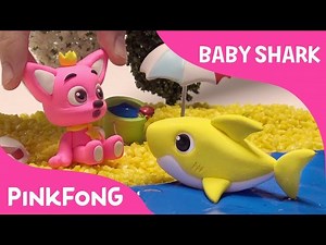 How to make a clay Baby Shark | Pinkfong Clay | Animal Songs | Pinkfong Songs for Children - Videos For Kids